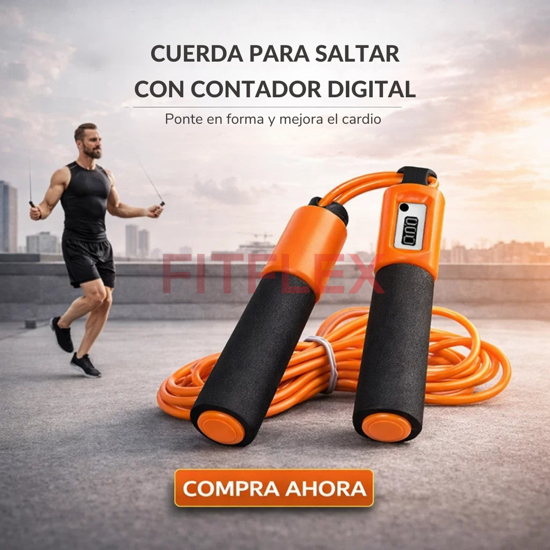 Lazo para Saltar con Contador Ajustable
