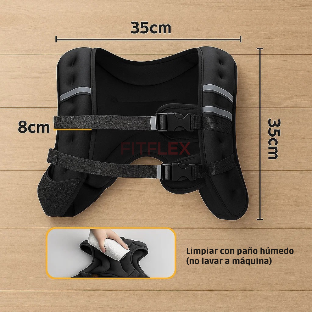 Chaleco deportivo con peso