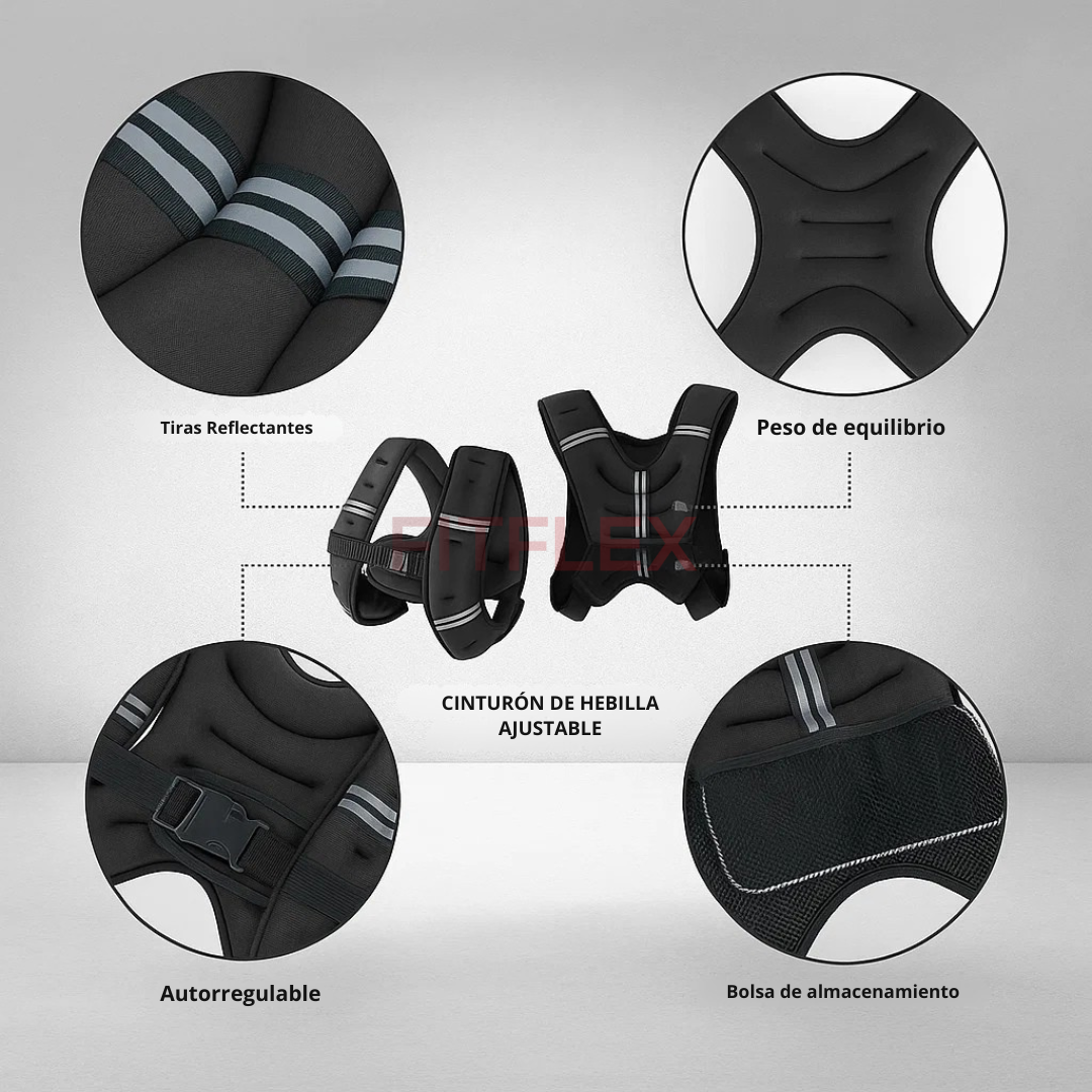 Chaleco deportivo con peso